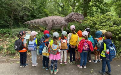 Unsere bunte Rasselbande auf Dino-Entdeckungstour im Kölner Zoo